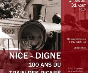 Nice-Digne, 100 ans du Train des Pignes